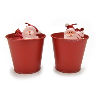 Delhaize | Home | Bougie dans seau en metal | 2ass 