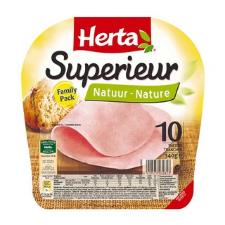 Herta | ECH JAMBON SUPERIEUR 10 TRANCHES 