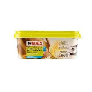 Delhaize | Margarine | A tartiner | Oméga-3 | 38% m.g. 250 gr