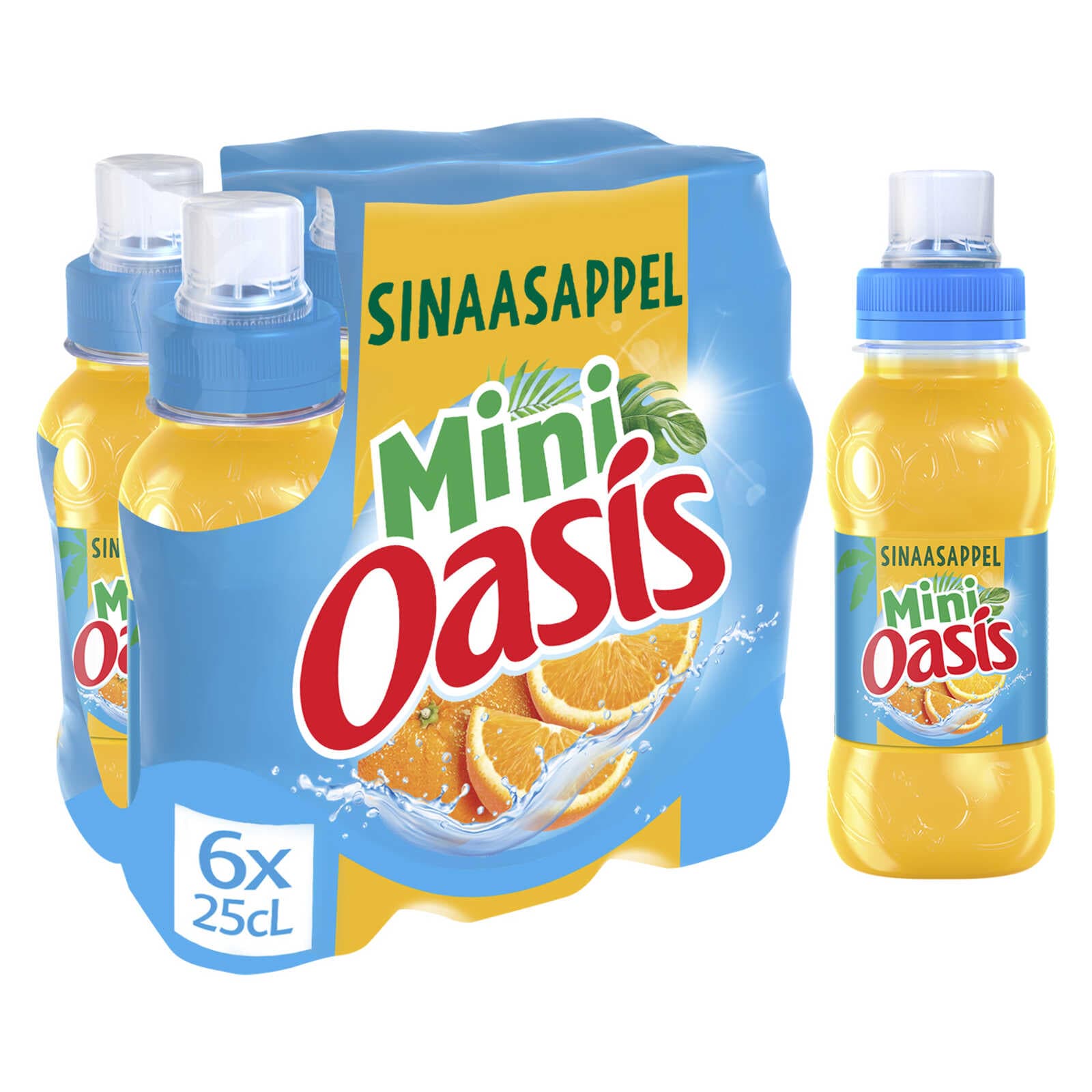 Oasis | Orange | rPET | 6 x 25 cl | Delhaize