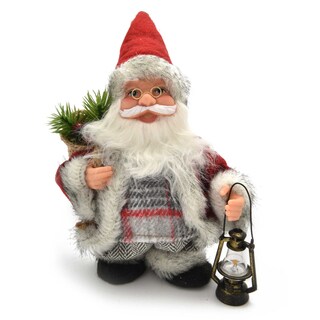 Delhaize | Home | Musical animated walking Santa | 18cm 