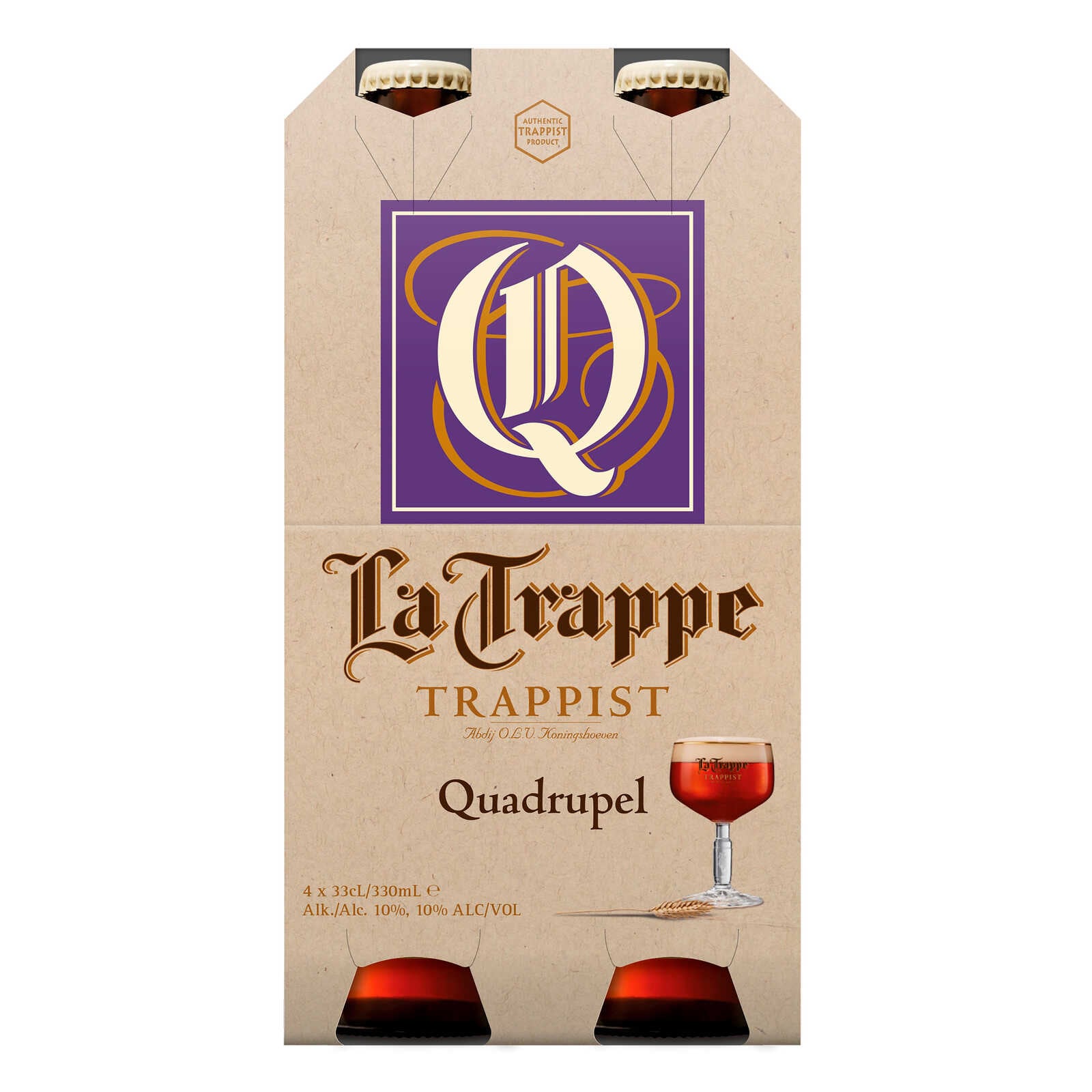 La Trappe Trappist Bier | Quadrupel | 10% ALC. | Fles