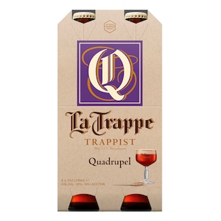 La Trappe | Bière Trappiste | Quadrupel | 10% | Bouteille 4 x 33 cl