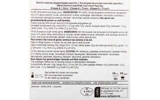 Delhaize | Kippenlapjes | Paprika 