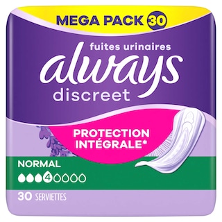 Serviettes | Fuites Urinaires | Normal