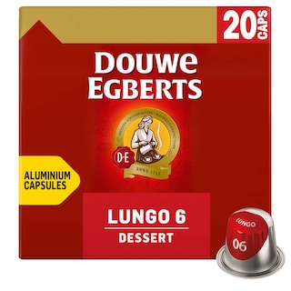 Douwe Egberts | Koffie | Lungo | Dessert 6 | Caps 