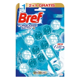 Bref WC | WC-Blok | Turquoise Activ | 2+1 