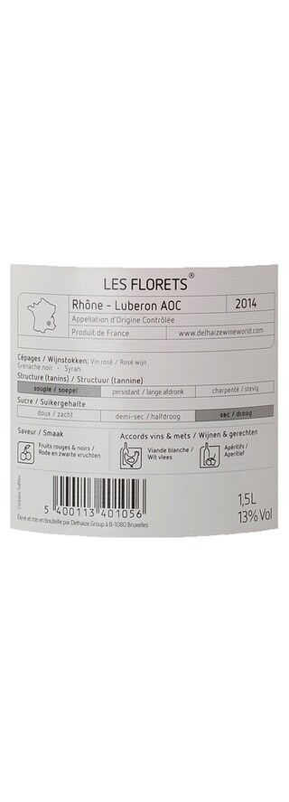 FR RHONE LUBERON | Les Florets 14 Rosé 