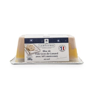 Jean Larnaudie | Bloc de foie gras de canard | 50% Morceaux 