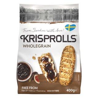 Krisprolls | Zweedse broodjes | Volkoren 400 gr