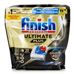 Finish | Capsules lave-vaiselle| Ultimate | Regular | 25t 