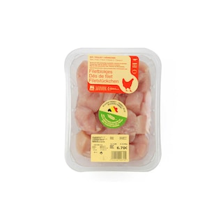 Delhaize | Dés de filet de poulet 