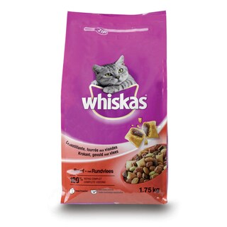 WHISKAS | Aliment chat | Boeuf | + 250 g gratuit 