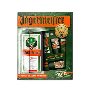 Jägermeister | Liqueur | Plantes | 35% Alc + 2 Verres 