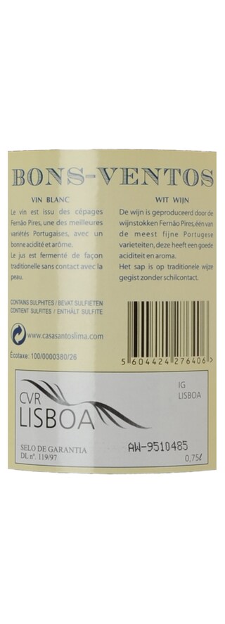 Portugal | Lisboa IGT | Bons Ventos Wit 