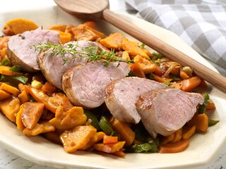 Colombo de filet mignon aux patates douces