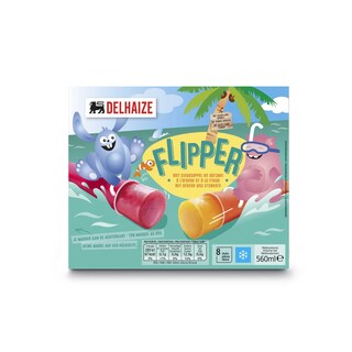 Delhaize | Flipper | Sinaasappel - Aardbe 