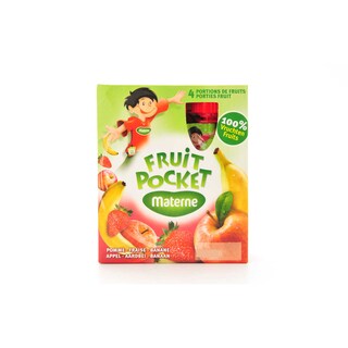 Materne | Fruit Pocket! | Compote | Pomme-Fraise-Banane 