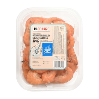 Delhaize | Garnalen | Gekookt-Ongepeld 