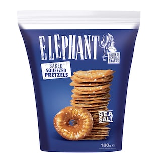 Elephant | Pretzels | Zeezout 180 gr
