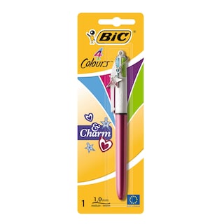 Bic | 4 Colours | Stylo à bille | 4 couleurs | Charm 