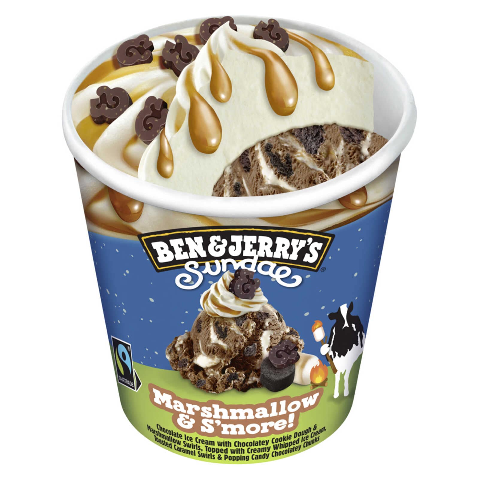 Ben & Jerry's Sundae | Marshmallow & s'more