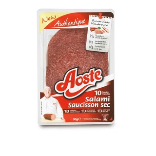 Aoste | Authentique | Salami | Tranches 