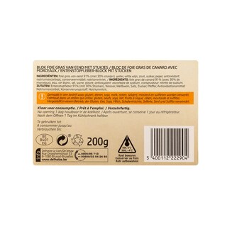 Delhaize | Foie gras | Canard | Bloc 