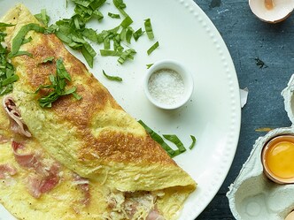 Omelette jambon/fromage