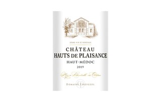 Chateau Hauts De Plaisance | Haut-Médoc | 2019 75 cl