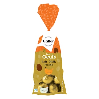 Galler | oeufs de Pâques | Lait Praliné | FT 