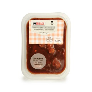Delhaize | Stoverij van varkenswangetjes 
