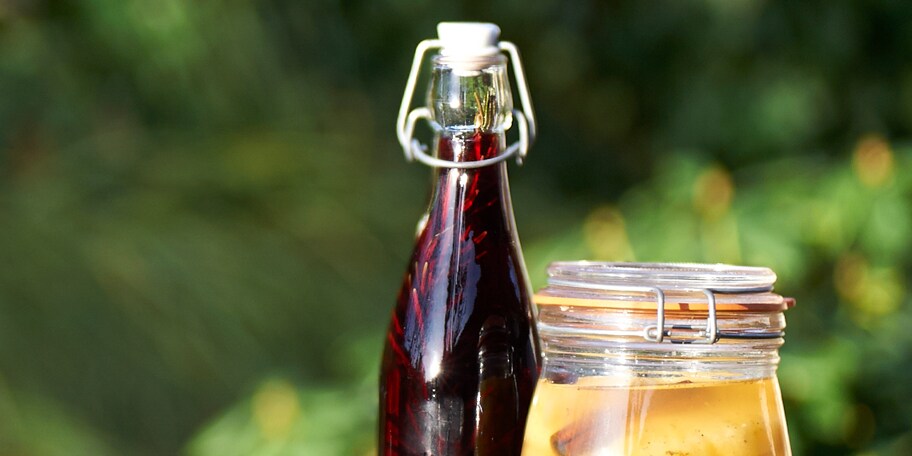 Vinaigre aux fonds de bouteille