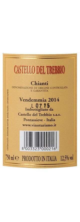 Italie - Italië | Toscana D.O.C.G. | Chianti Castello del Trebbio 15 Rood 