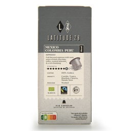 Latitude 28 | Delhaize | Café | Espresso | Caps | Ft | Bio 