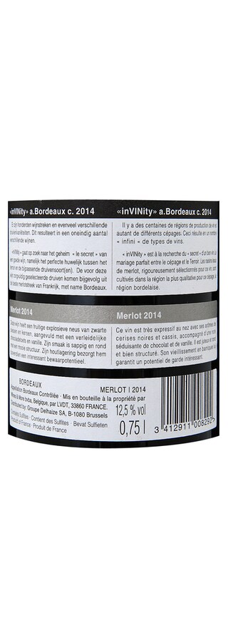 France - Frankrijk | Invinity Merlot Rouge 