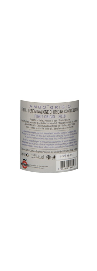 Italie - Italië | Friuli D.O.C. | Ambo Pinot Grigio Friuli 2018 