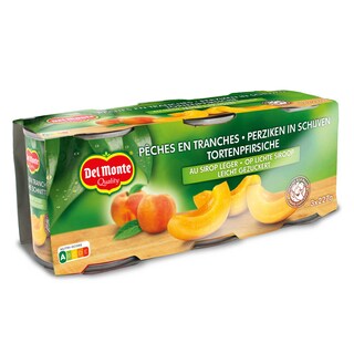Del Monte | Pêches | Tranches | Sirop 3 x 140 gr