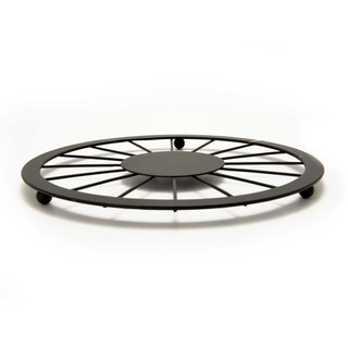 Yong | Potonderzetter metaal | 20.1cm | zwart 