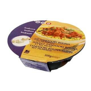 Delhaize | Poulet tandoori bhuna | Et riz pilau 