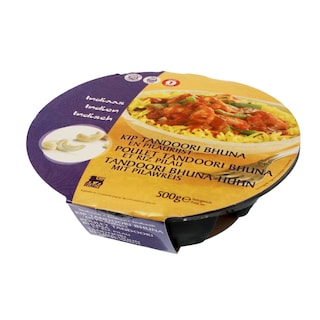 Delhaize | Poulet tandoori bhuna | Et riz pilau 