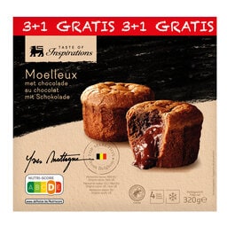 Moelleux | Au chocolat | 3+1 gratuit