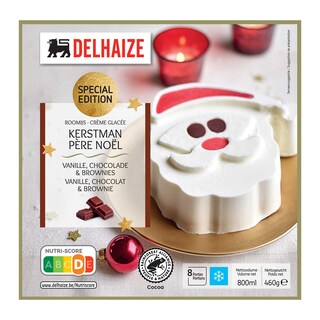 Delhaize | Kerstman | Ijstaart 