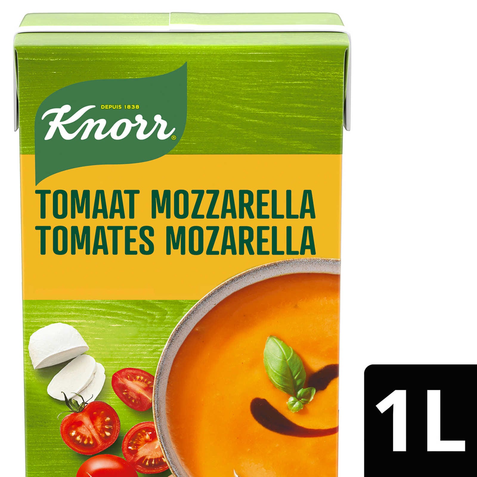Knorr Soep in brik | Tomaat en mozzarella | 1 L