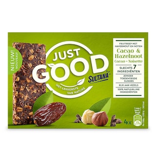 Sultana | Just Good | Repen | Cacao | Hazelnoot 