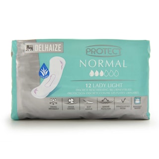 Delhaize | Protect|Fuites urinaires |Légères - Moderées | Normal |Aloe Vera|12 pc 