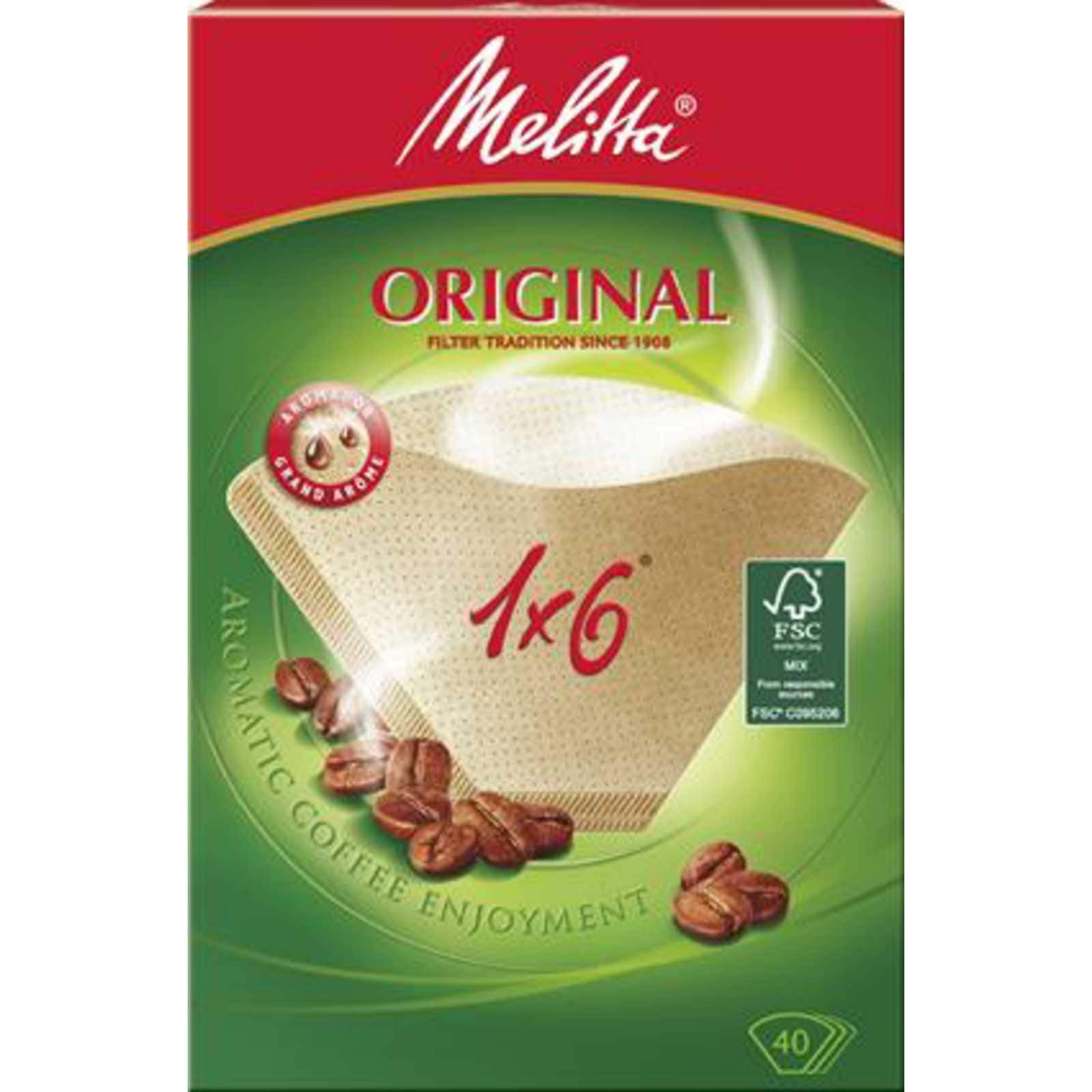 Melitta Koffiefilters | Original | 1X6