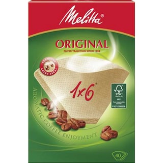 Melitta | Filtres à café | Original | 1X6 