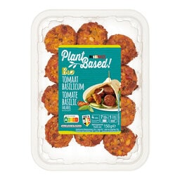 Delhaize | Plant-Based | Falafel | Tomaat | Basilic | Vegan | Bio 