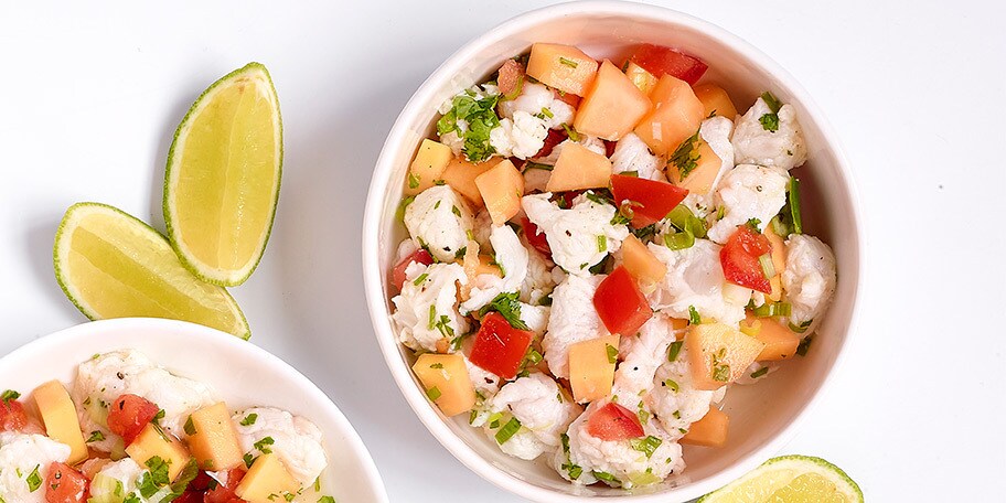 Ceviche à la papaye